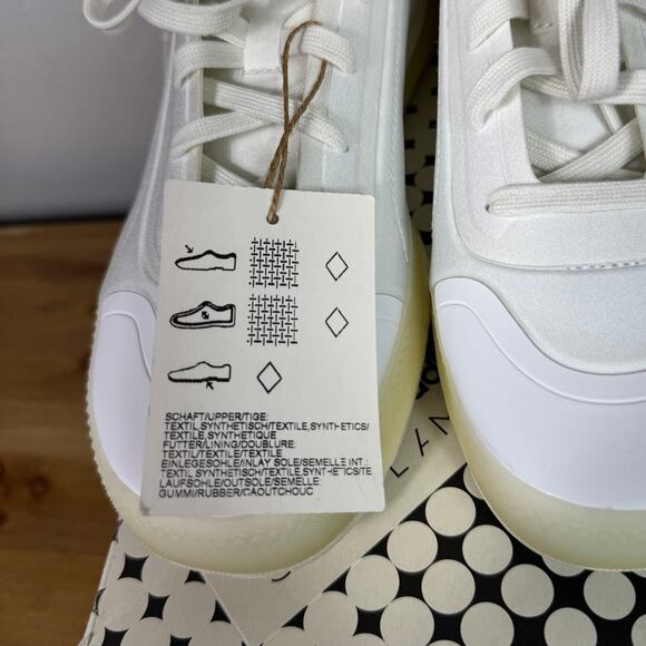 New Adidas by Stella McCartney ASMC Treino Sneakers in White Women's Size 7.5 - Picture 9 of 10